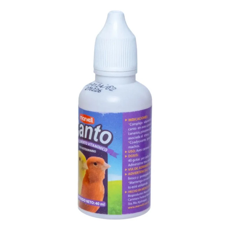 Vitamina Ninfa Canario Clarin Para Canto Silvestre Y Ornato
