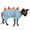 Four Leg Dinosaur Sphynx Cat Clothes Pjamas Hairless Cat Warm