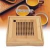Mini Square Wooden Kongfu Tea Water Storage Serving Tray