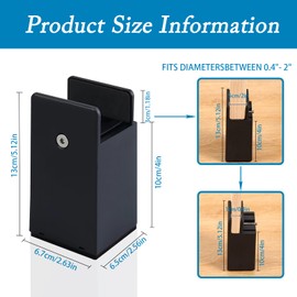 4 Inch Bed Risers with Adjustable Screw Clamp Heavy Duty Furniture Risers Set of 4 Furniture Leg Extenders for Bed Table Chair Sofa (100mm, Black)