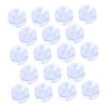 Tofficu 20pcs Double Sided Suction Cups Slip Pads for Glass Table Tops Durable Bumpers Diameter Suction Pads for Furniture Protection