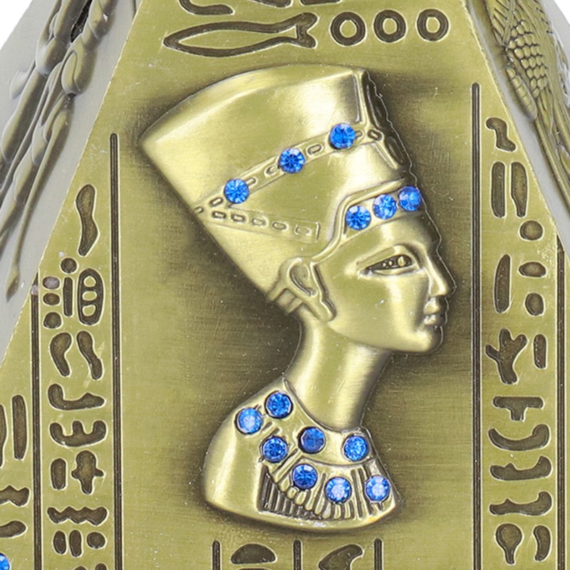 Egyptian Pyramid Model Green Bronze Large Retro Classic Exquisite Decorative