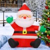GOOSH 5 FT Christmas Inflatables Santa Claus Outdoor Decorations Blow