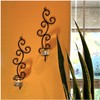 Lily’s Home Deco Swirl Wall Sconce Tea Light Candle Holders,