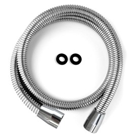 CWM 45 Inch Stainless Steel Hose for Commercial Kitchen Sink Faucets Flexible Hose Replacement