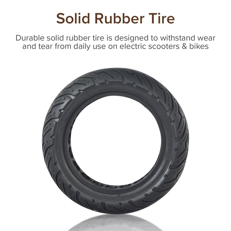 AlveyTech Solid Rubber 10" x 2.50" Honeycomb Tire - Fits