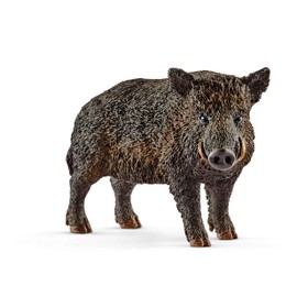 Schleich Wild Life, Animal Figurine, Animal Toys for Boys and Girls 3-8 Years Old, Wild Boar, Ages 3+