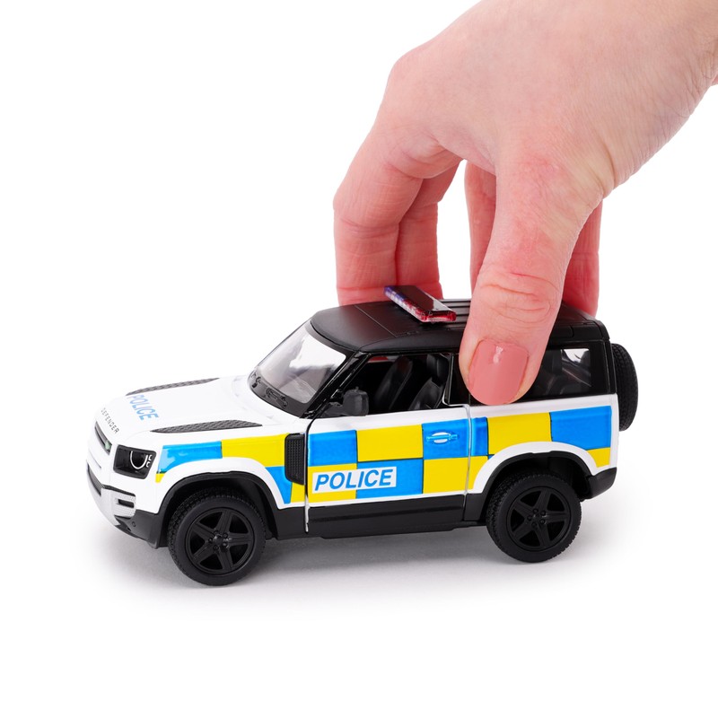 Toyland® 12cm (5") Pull Back & Go Die Cast Police