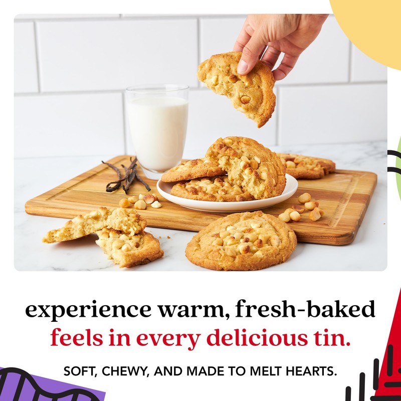 David's Cookies Fresh Baked Decadent Jumbo Vanilla Chip Macadamia Nut