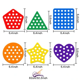 6 Pcs Lacing Toy Toddlers, Geometric Wooden Threading Toys, Educational and Learning Montessori Activity Baby and Kids, Fine Motor Skill Toys, Pumpkin, Corn, Tomato, Eggplant, Broccoli, Carrot