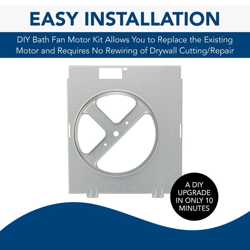 Broan-NuTone RE70BN 70 CFM Bathroom Exhaust Fan Replacement Motor Kit,