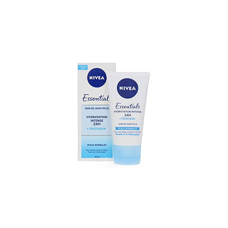 Nivea Essentials SPF 15 24H Hydration Day Cream 50 ml