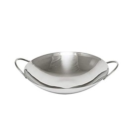 Thunder Group Stainless Steel Wok, 8-Inch