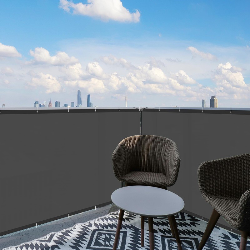 Sunnylaxx Balcony Privacy Screen, 90 x 300 cm, Balcony Cover,