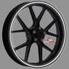 Autodomy Reflective Motorcycle Wheel Stickers Sport | Complete Set for