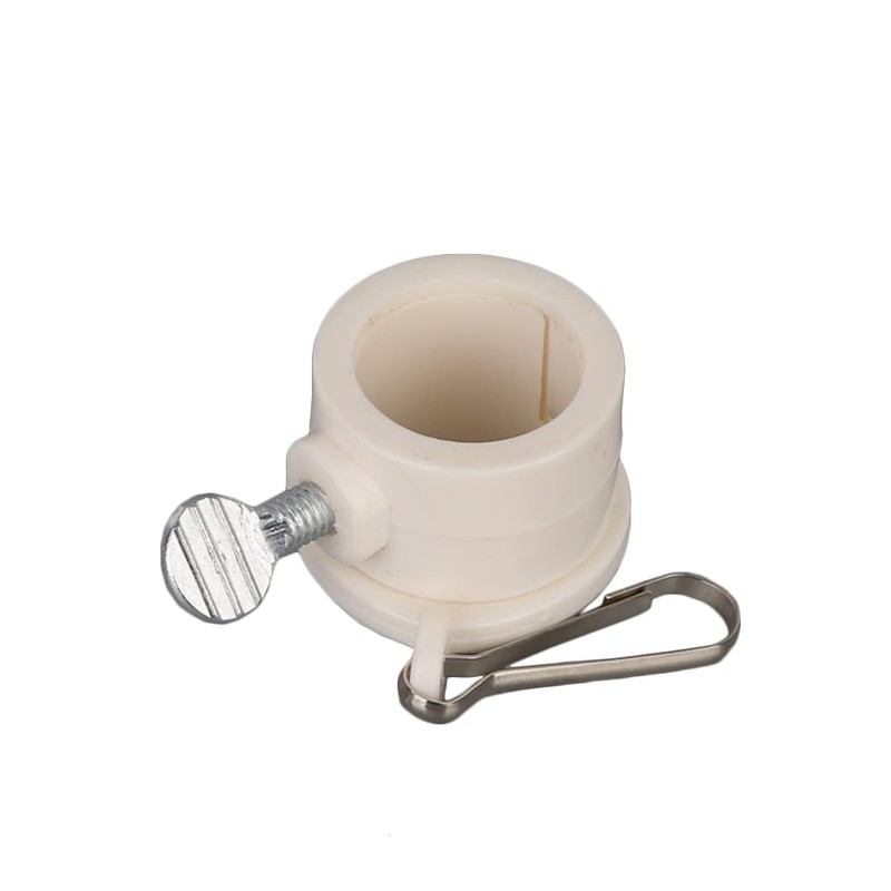 TopHomer Flagpole mounting ring clip, 2 pieces 1 inch rotating