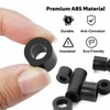 90pcs ABS Round Spacer Washer Assortment Kit, Insulation Column Standoff