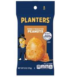Planter's Planters Salted Peanut, Honey Roasted peanut, Hot Chipotle Peanuts, 6 oz bag - Hot Chipotle Peanuts