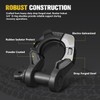BUNKER INDUST Heavy Duty Tow Strap Recovery Kit, 3" x