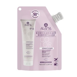 Alama Professional Eco-Refill Colour Conditioner Colour Care for Coloured Hair, Strengthening and Volumising Balm with Collagen, Elastin and Keratin, 90% Natural Ingredients, 100 ml