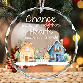 Neighbor Gift for Friends,2024 Neighbors Christmas Ornament,Friend Gift for Women Friendship,Christmas Tree Decoration Ornament