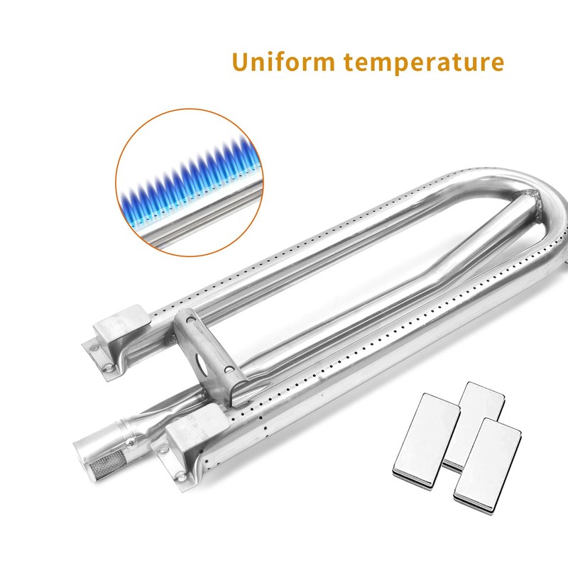 Plowo Stainless Steel Grill Burners for DCS BBQ Grills 27DBQR,
