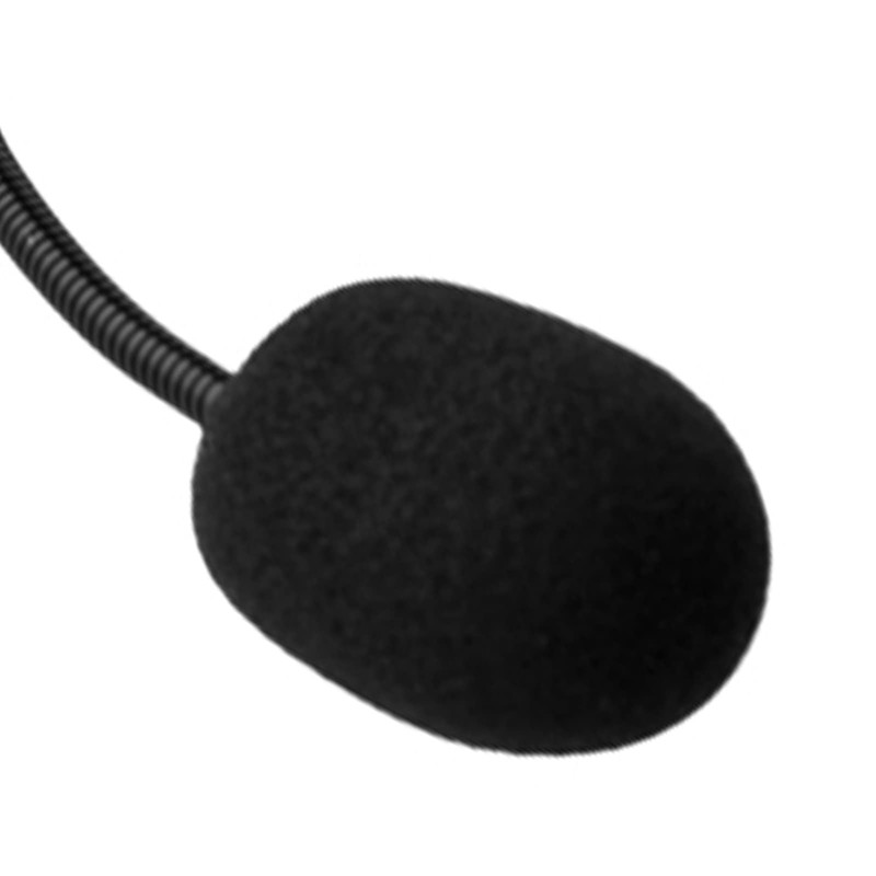 Ejoyous Microphone Headset, 3.5 mm Head-Mounted Cable Microphone Head Mounted