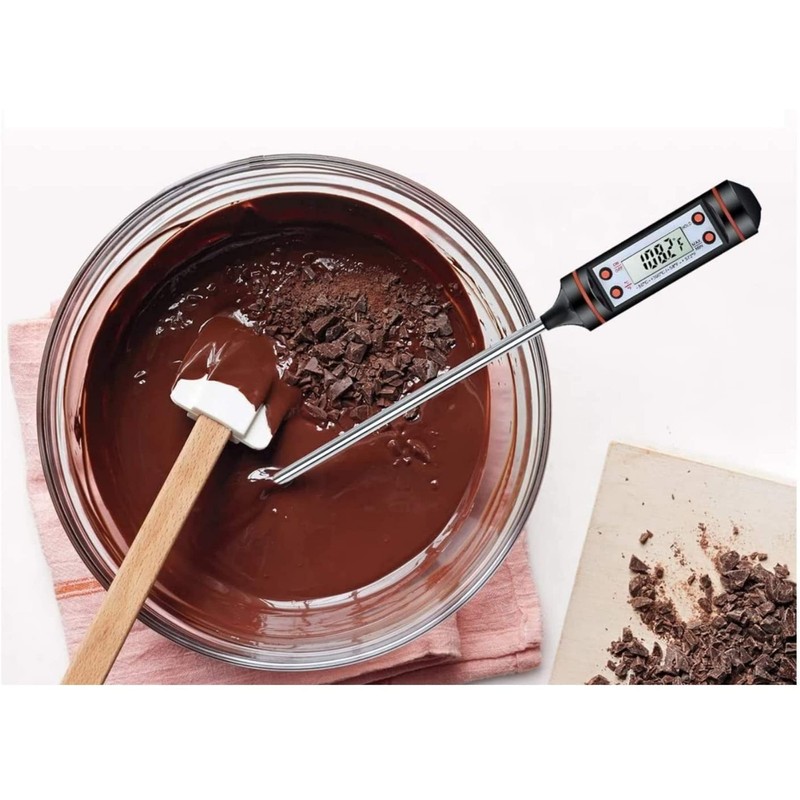 Kitchen Thermometer Meat Thermometer Ultra Slim Instant Read with Button