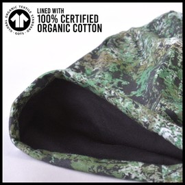 CHARM Mens Slouchy Organic Beanie - Cotton Baggy Oversized Hipster Hat Womens Chemo Cap Beige Flower