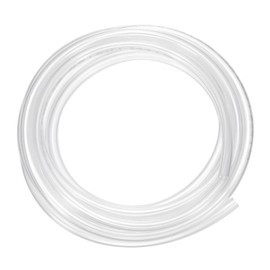 M METERXITY Pneumatic Tubing Pipe, 6.5mm(ID) x10mm(OD) PU Polyurethane Air Compressor Hose for Air Compressor Fitting/Gas/Fluid Transfer, Air Hose Line Tube [5M/16.4ft, Clear]