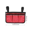 Walker Storage Bag, Multifunctional Wheelchair Side Bag Hanging Pouch Armrest