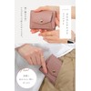 LASIEM Women's Mini Wallet, Trifold Wallet, Genuine Leather, Palm Size,