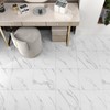 WESTICK White Grey Peel and Stick Floor Tile 20 PCS