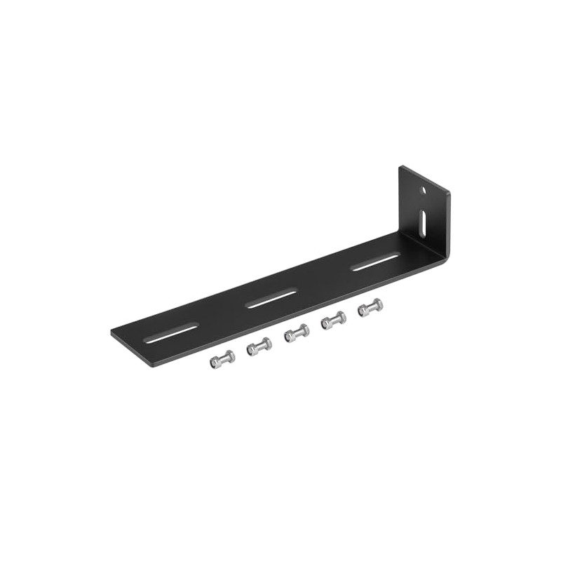 OTTFF 2 Pack 13-1/4" x 3" Black Awning Brackets Ceiling