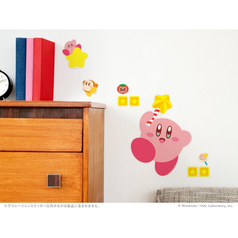 Kirby's Dream Land Decoration Sticker (Kirby & Star Rod)