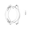 [CYBERGARAGE] Smart Watch Protective Case for Garmin vivomove Trend Clear