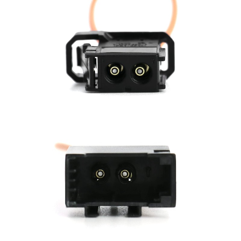 QWORK® 1 Set Automotive Fiber Optic Loop Bypass Female Adapter