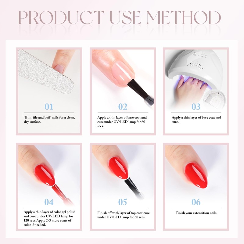 Double Rhythm 15ML Gel Polish Pure Sheer Same Color Same