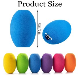 6 Pcs Foam Pen Grips Handwriting Pen Grips,Special Supplies Egg Pen Pencil Grips,Reusable Pen Writing Aid Holder Soft Cushioned for Handwriting, Drawing, Coloring Drawing