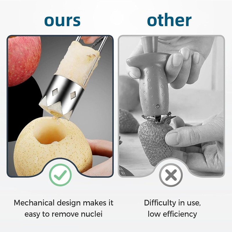 2025 - Herramienta multifuncional de acero inoxidable para quitar núcleos