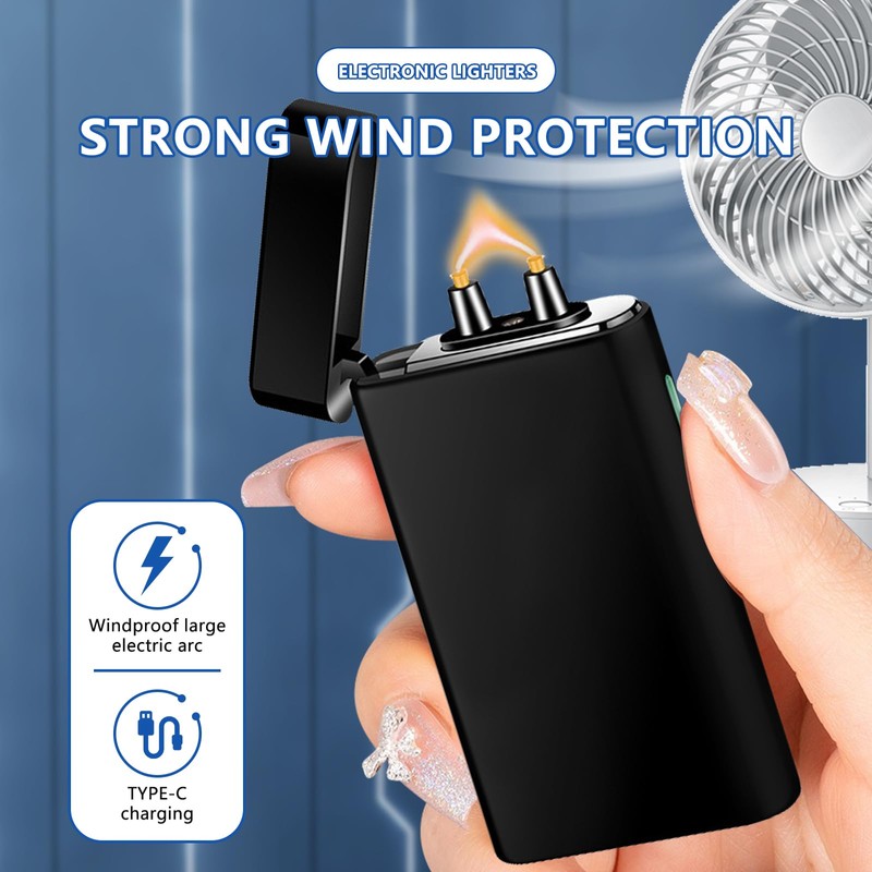 SKRFIRE High-Power Plasma Arc Lighter – USB Rechargeable Windproof Electric