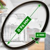 Rubber Seal for Pump Dishwasher Diameter 96 mm with Original