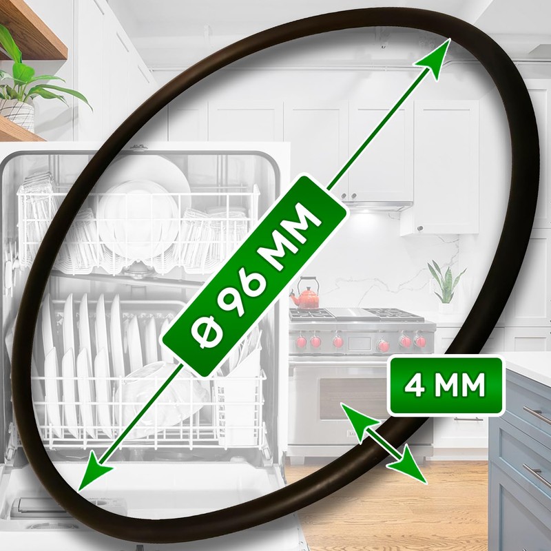 Rubber Seal for Pump Dishwasher Diameter 96 mm with Original