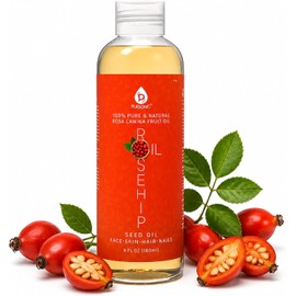 Pursonic Rosehip Oil for Face, Nails, Hair and Skin, 6 Ounce
