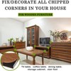 Foxwake Black Metal Corner Guards Decorative Wood Funiture, 2.56'' Box