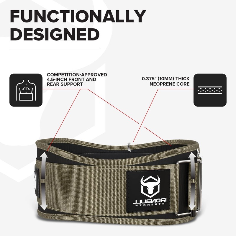 Weight Lifting Belt for Men and Women - Performance Auto-Locking