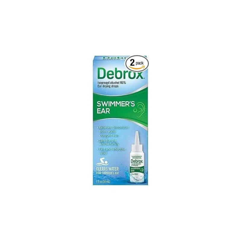 Debrox Swimmer's Ear Drying Drops for Adults & Kids, 1