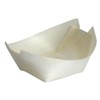 ABENA Gastro Disposable Bowls, Wooden Bamboo Boats | 100 Pack