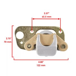 Caltric Front Rear Brake Caliper w/ Brake Pads for Polaris Scrambler 500 4x4 2x4 2005-09