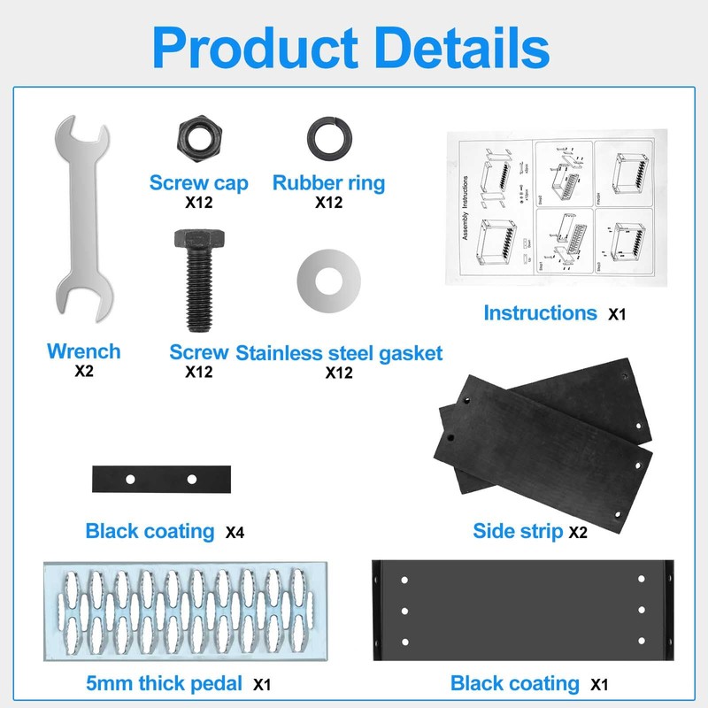 Universal Flexible Rubber Truck Step, Rubber Steps for Trucks to